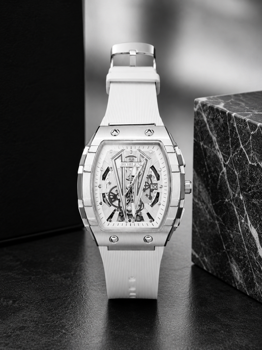 skeleton chronograph watch
