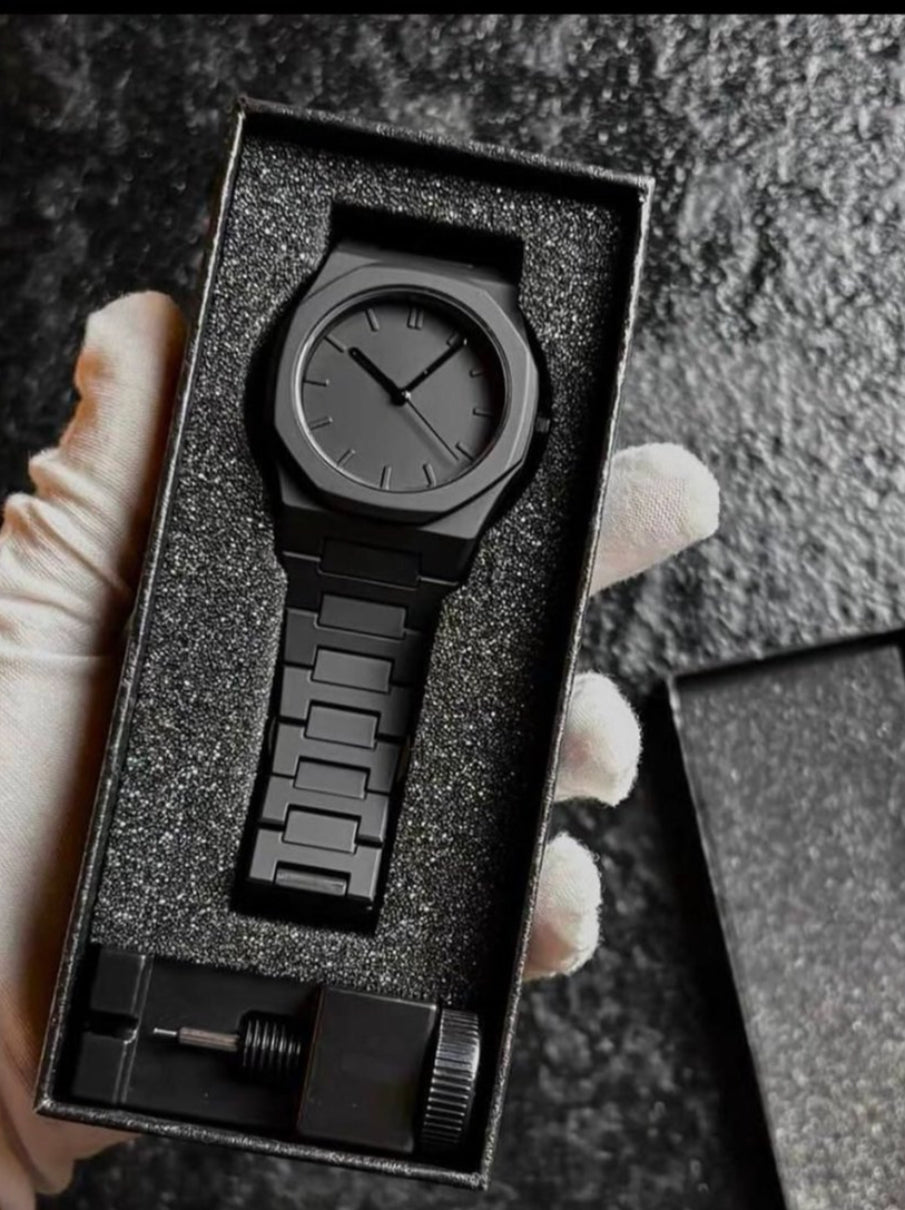 Stylish Black Analog Watch
