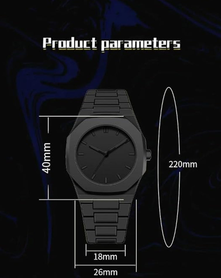 Stylish Black Analog Watch